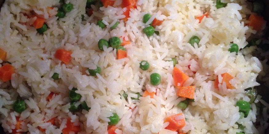 Рецепт риса детского с овощами