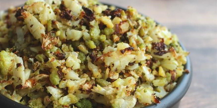 Рецепт риса из цветной капусты в духовке