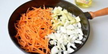 рис с баклажанами и сладким перцем