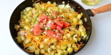 рис с баклажанами и сладким перцем