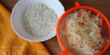 рис с капустой и мясом