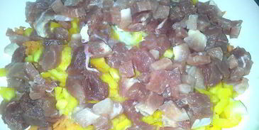 рис с мясом и овощами