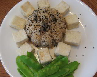 Рис с зеленым чаем