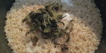 рис с зеленым чаем