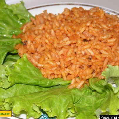 Рис в томатном соусе
