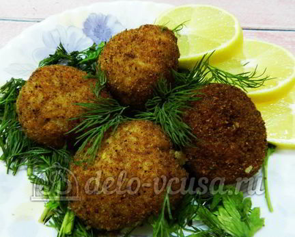 Рисовые крокеты с сыром и ветчиной