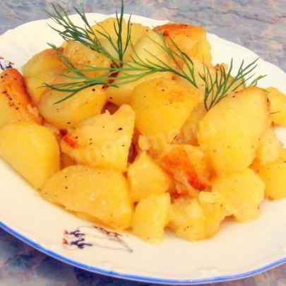 Жареная картошка в мультиварке