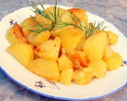 Жареная картошка в мультиварке