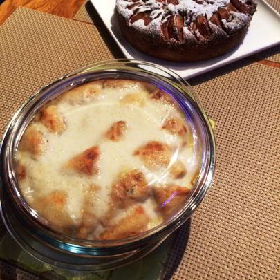 Блинные голубцы под соусом Бешамель