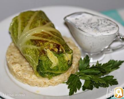 Голубцы из савойской капусты Богатые
