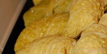 голубцы из савойской капусты с фаршем из семги