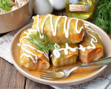 Голубцы из свинины по-домашнему