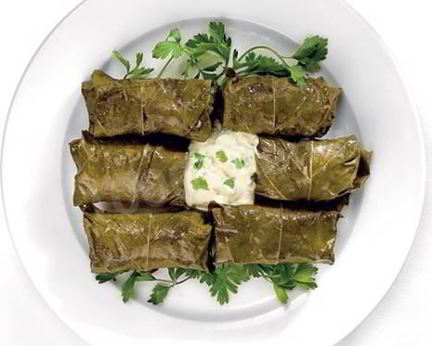 Голубцы из виноградных листьев по-еврейски
