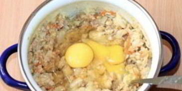 голубцы ленивые с грибами