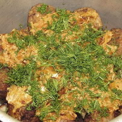 Голубцы ленивые в казане