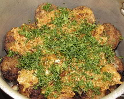 Голубцы ленивые в казане