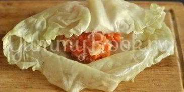 голубцы под томатно-сливочным соусом