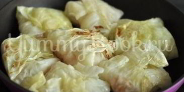 голубцы под томатно-сливочным соусом