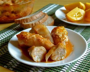 Голубцы с капустой и фаршем в духовке