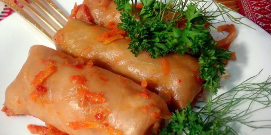 Рецепт голубцов со свининой