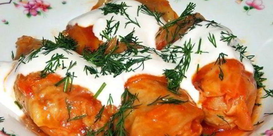 Рецепт голубцов в капустных листьях