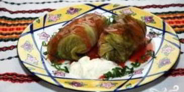 голубцы в капустных листьях