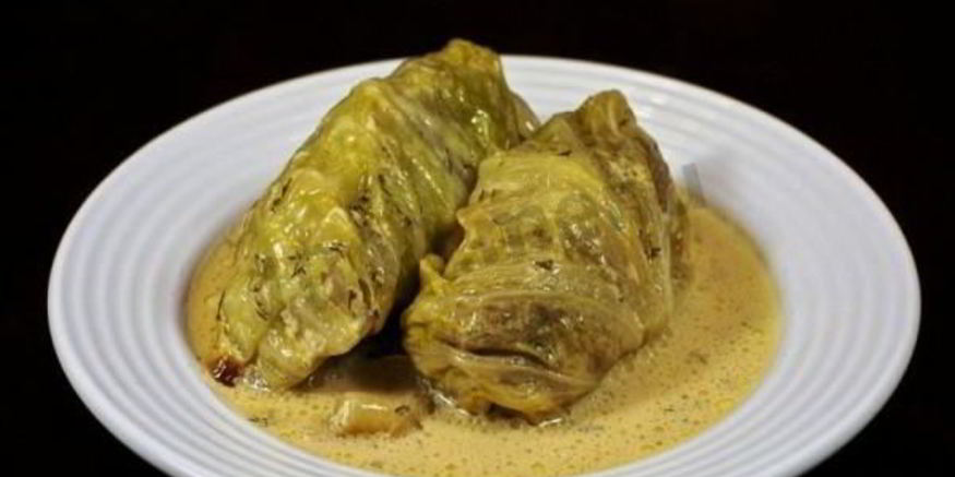 Рецепт голубцов в сметанном соусе в духовке