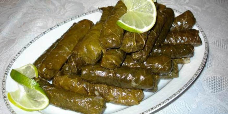 Рецепт голубцов в виноградных листьях