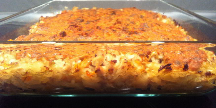 Рецепт ленивых голубцов с томатным соусом