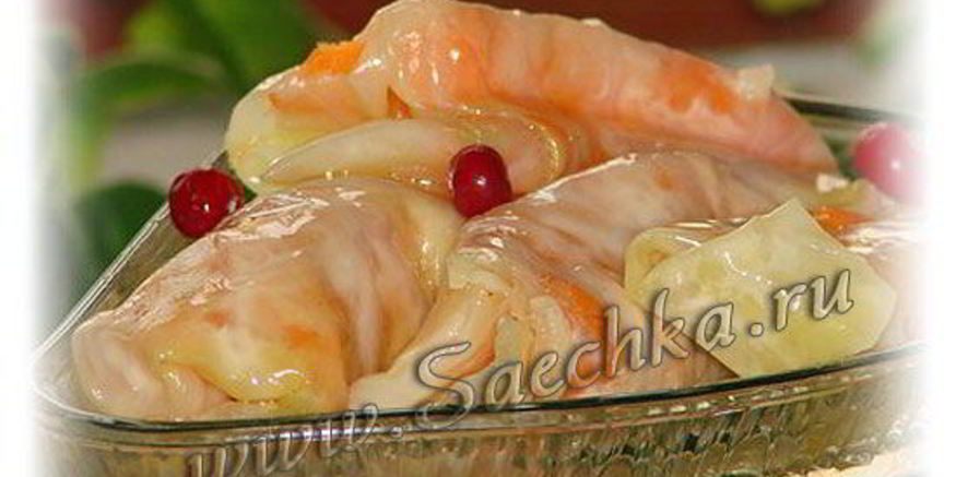 Рецепт маринованных голубцов