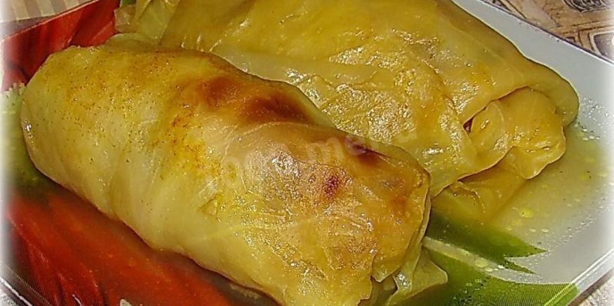 Рецепт постных голубцов с грибами