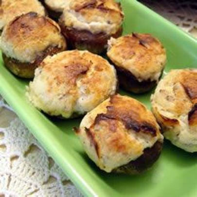 Аппетитные фаршированные шампиньоны