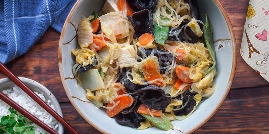 Рецепт древесных грибов с морковью