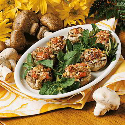 Фаршированные шампиньоны