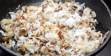 фаршированые грибы рисовое чудо