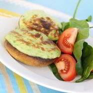 Рецепт Грибных шляпок, фаршированных шпинатом и голубым сыром