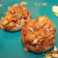 Рецепт Грибов, фаршированных гречкой