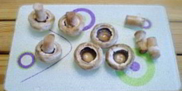 грибы фаршированные в духовке