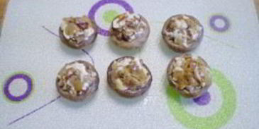 грибы фаршированные в духовке