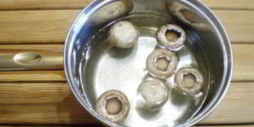 грибы фаршированные в духовке