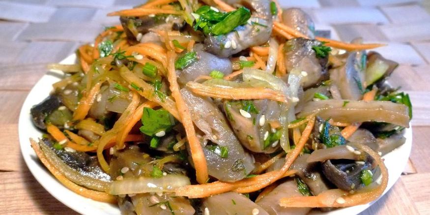 Рецепт грибов по-корейски