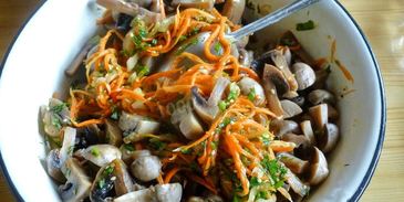 грибы по-корейски