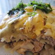 Рецепт Грибов с фаршем и картошкой