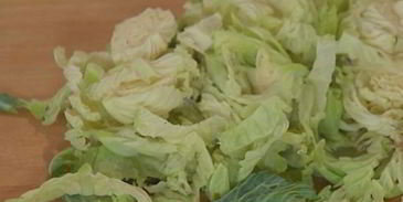 грибы с фасолью, капустой и сыром