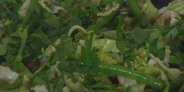 грибы с фасолью, капустой и сыром