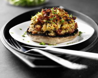 Грибы с плавленым сыром