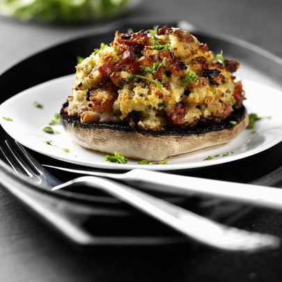 Грибы с плавленым сыром