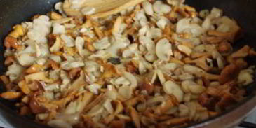 грибы в сливочной заливке