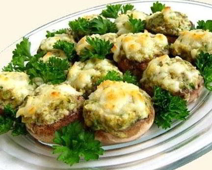 Нежные шампиньоны с сыром в микроволновке