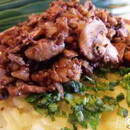 Рецепт Шампиньонов с грецкими орехами